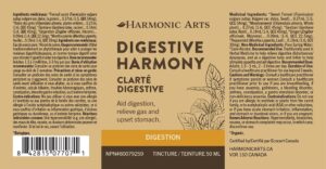 HA digestive-harmony-tincture full label